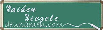 Maiken Wiegele Visitenkarte